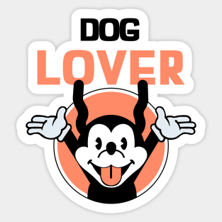 dog lovers only Sticker